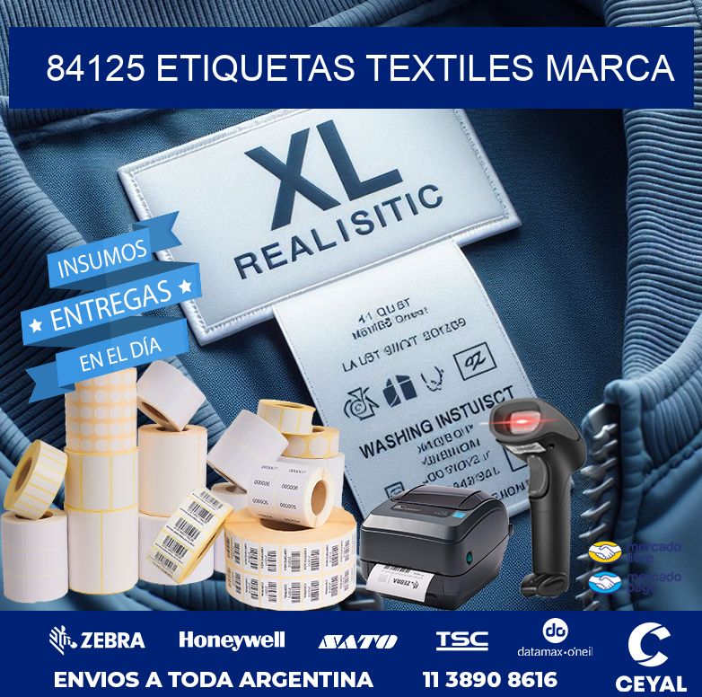 84125 ETIQUETAS TEXTILES MARCA