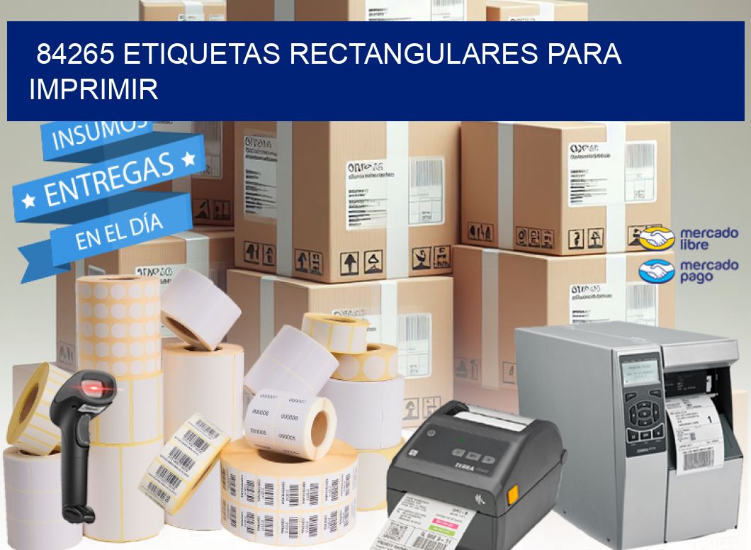 84265 etiquetas rectangulares para imprimir