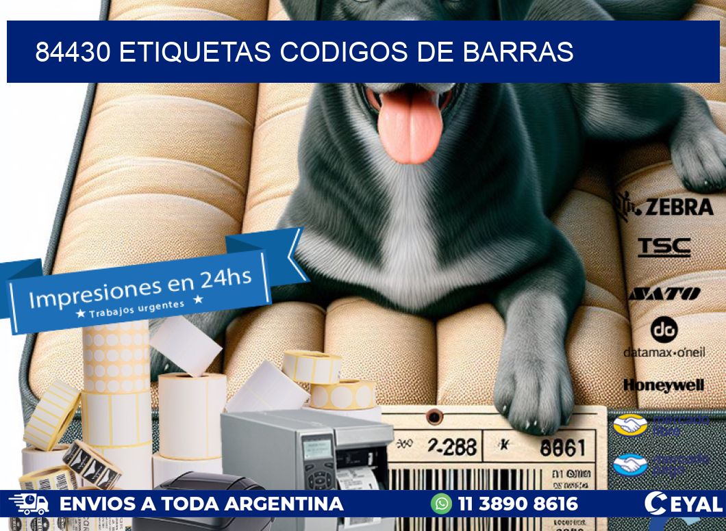 84430 etiquetas codigos de barras