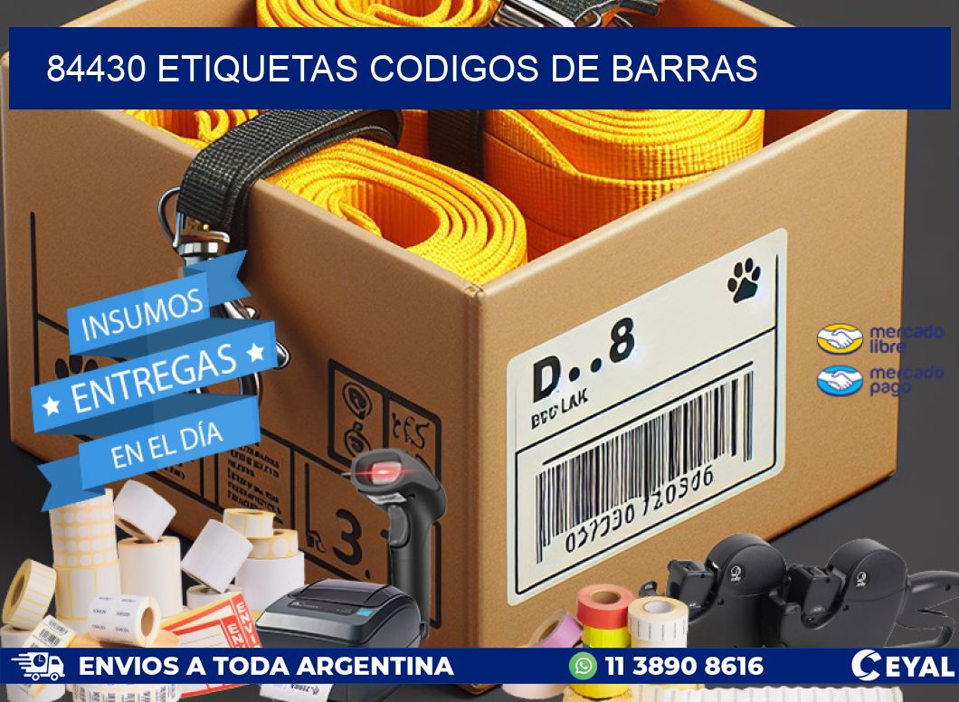 84430 etiquetas codigos de barras