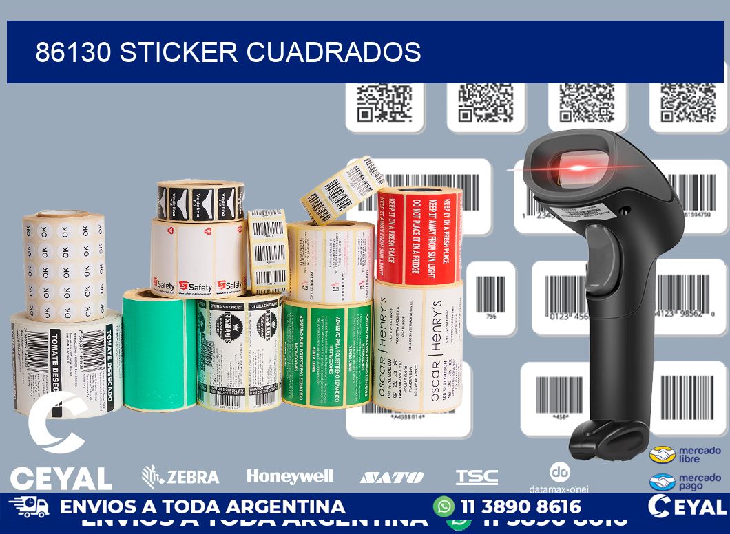 86130 STICKER CUADRADOS