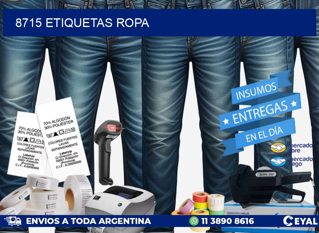 8715 ETIQUETAS ROPA