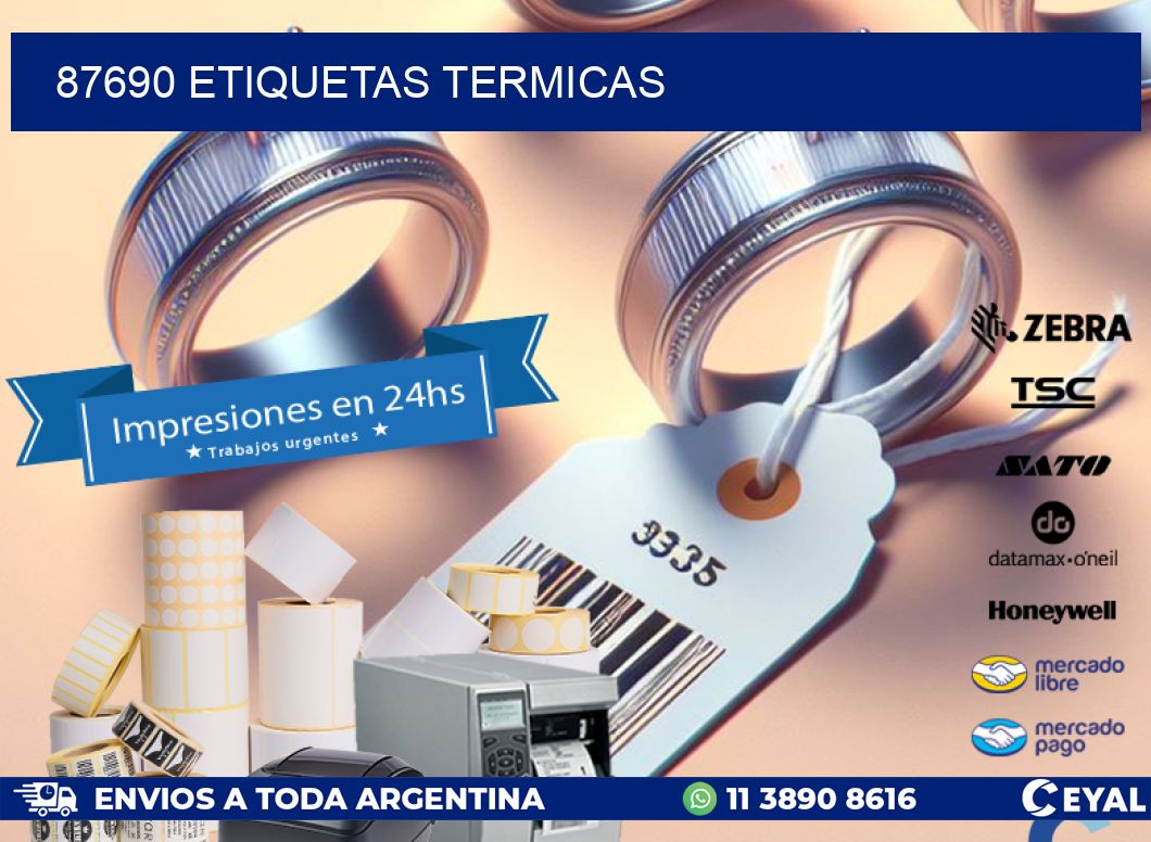 87690 ETIQUETAS TERMICAS