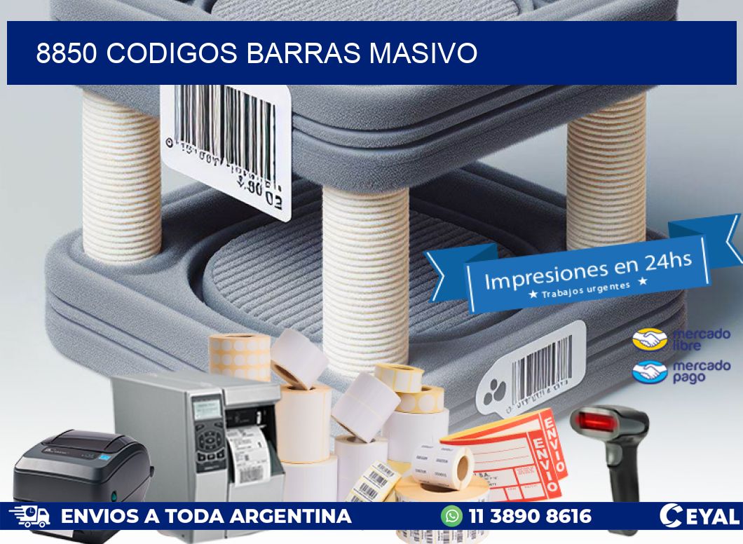 8850 CODIGOS BARRAS MASIVO