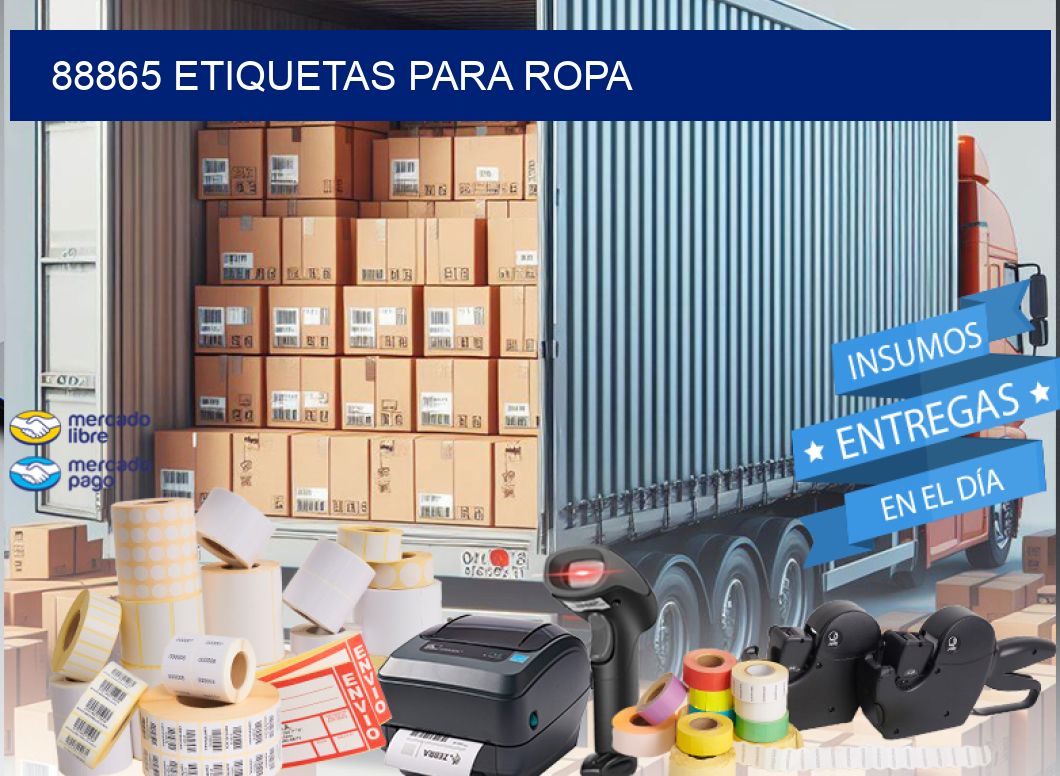 88865 etiquetas para ropa