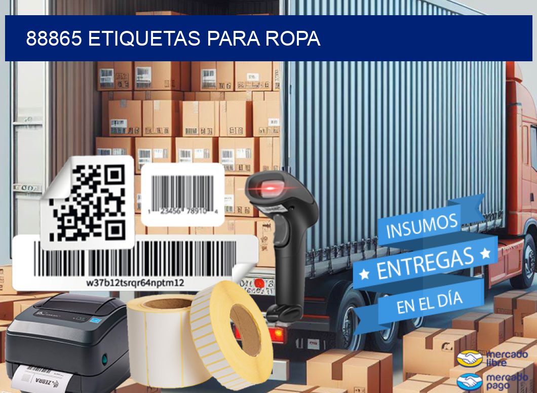 88865 etiquetas para ropa