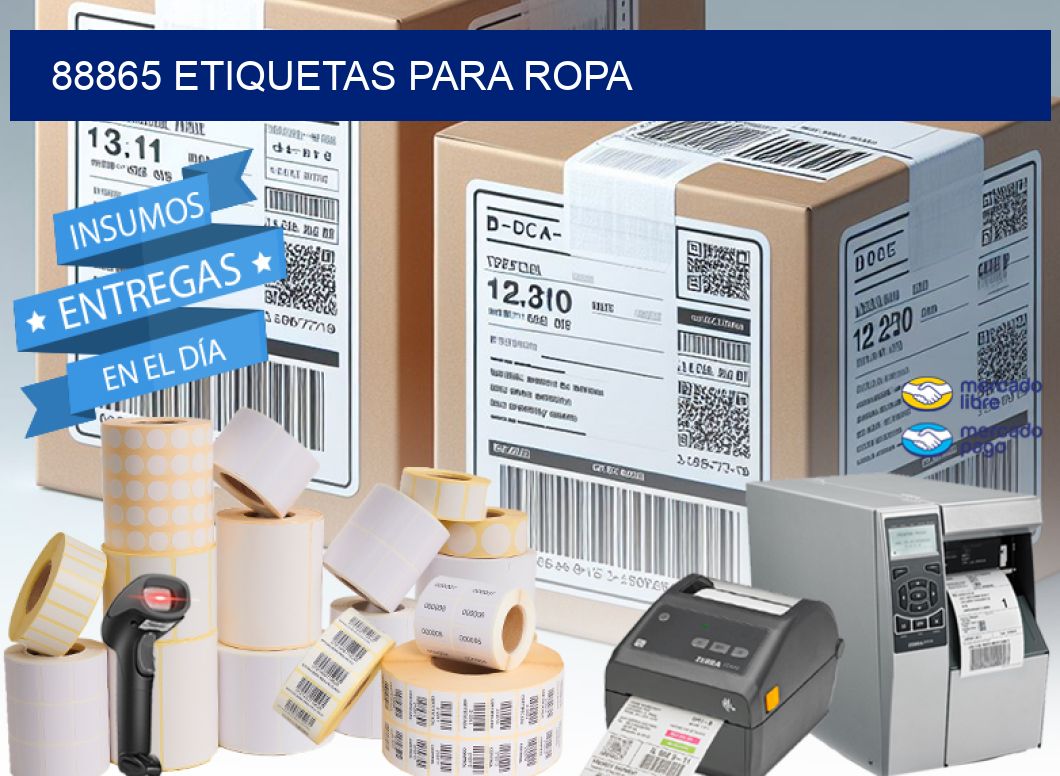 88865 etiquetas para ropa