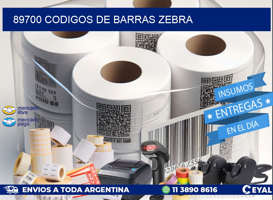 89700 codigos de barras zebra