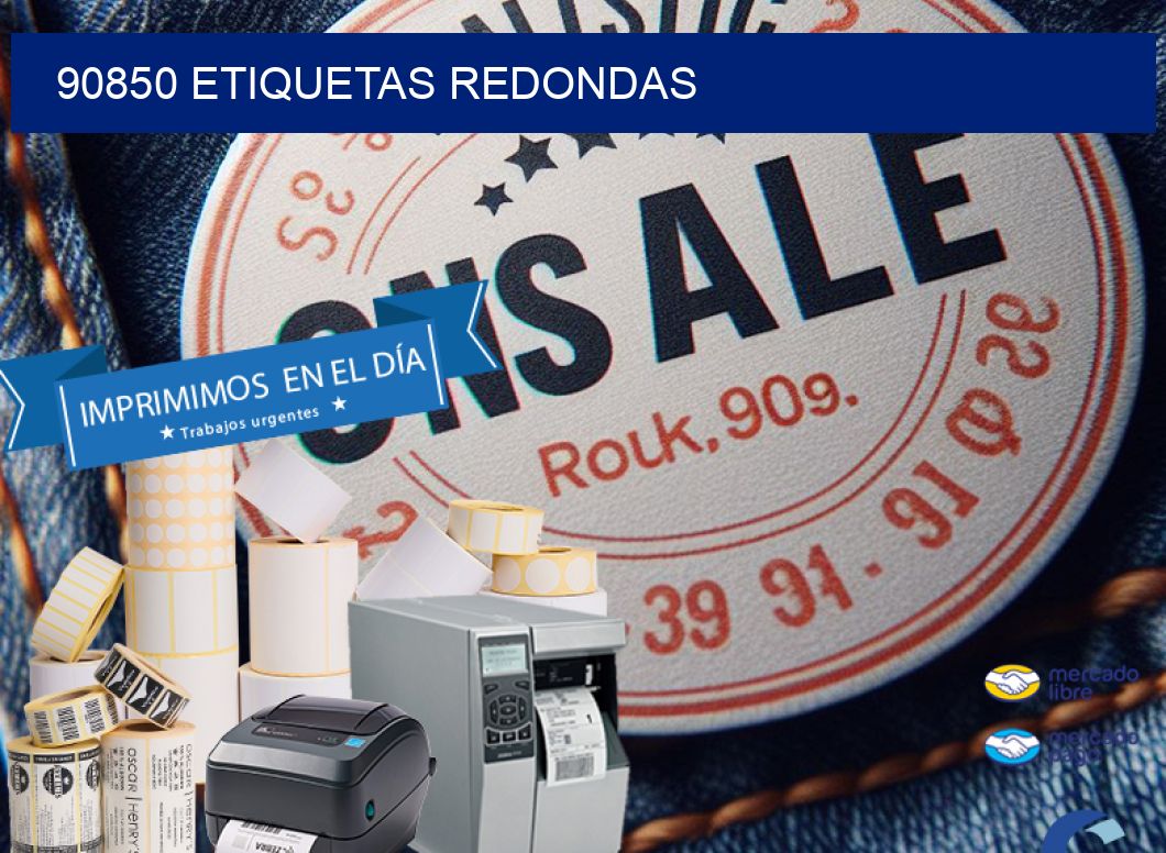 90850 ETIQUETAS REDONDAS