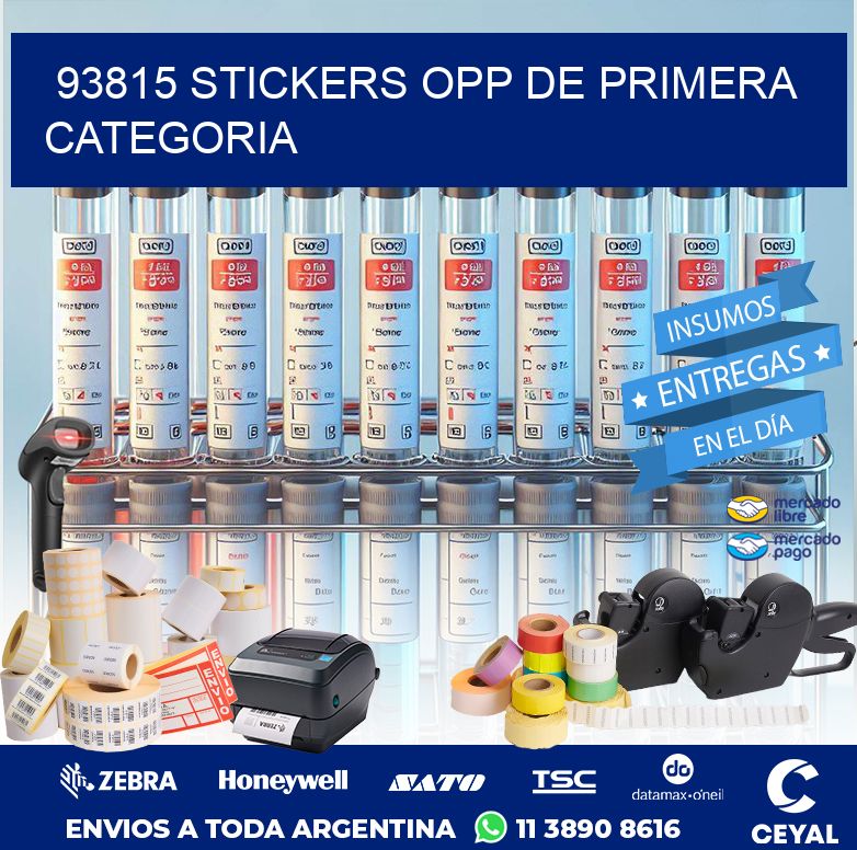 93815 STICKERS OPP DE PRIMERA CATEGORIA