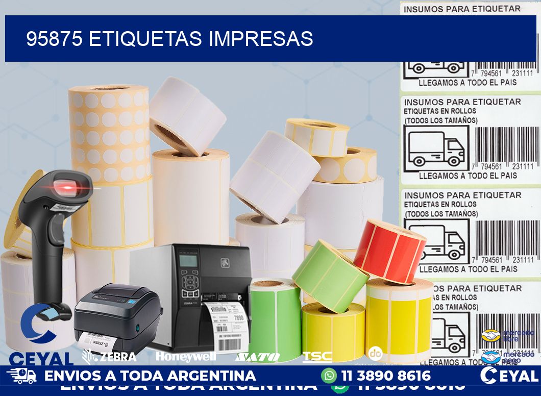 95875 ETIQUETAS IMPRESAS