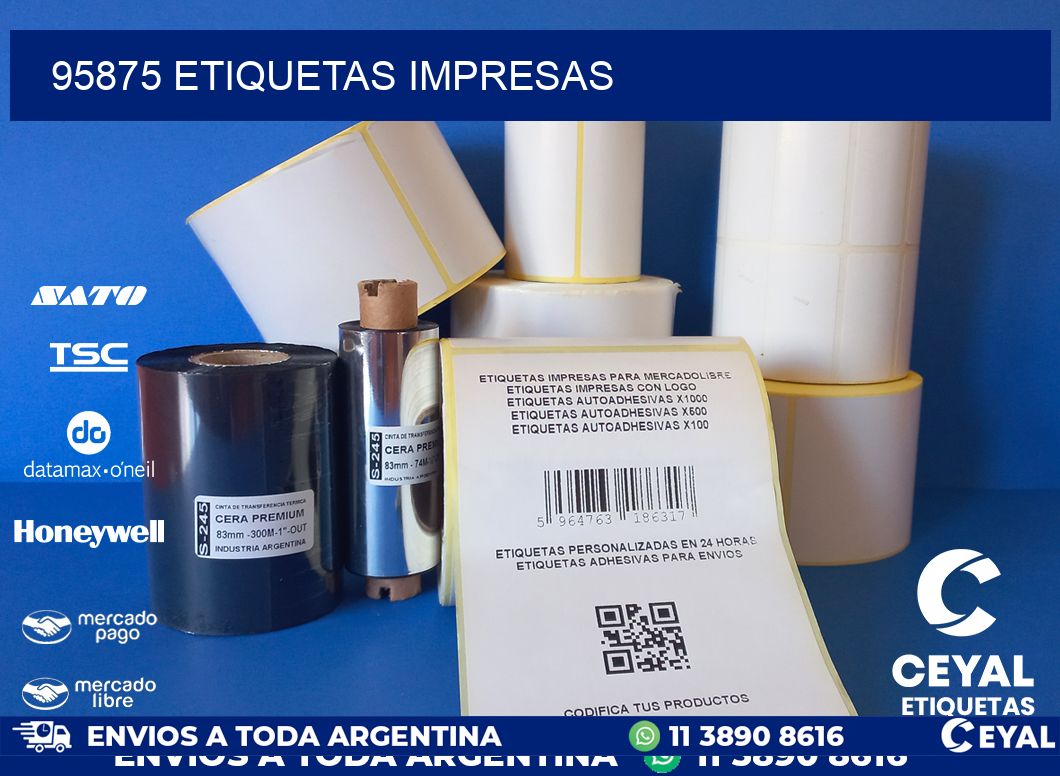 95875 ETIQUETAS IMPRESAS