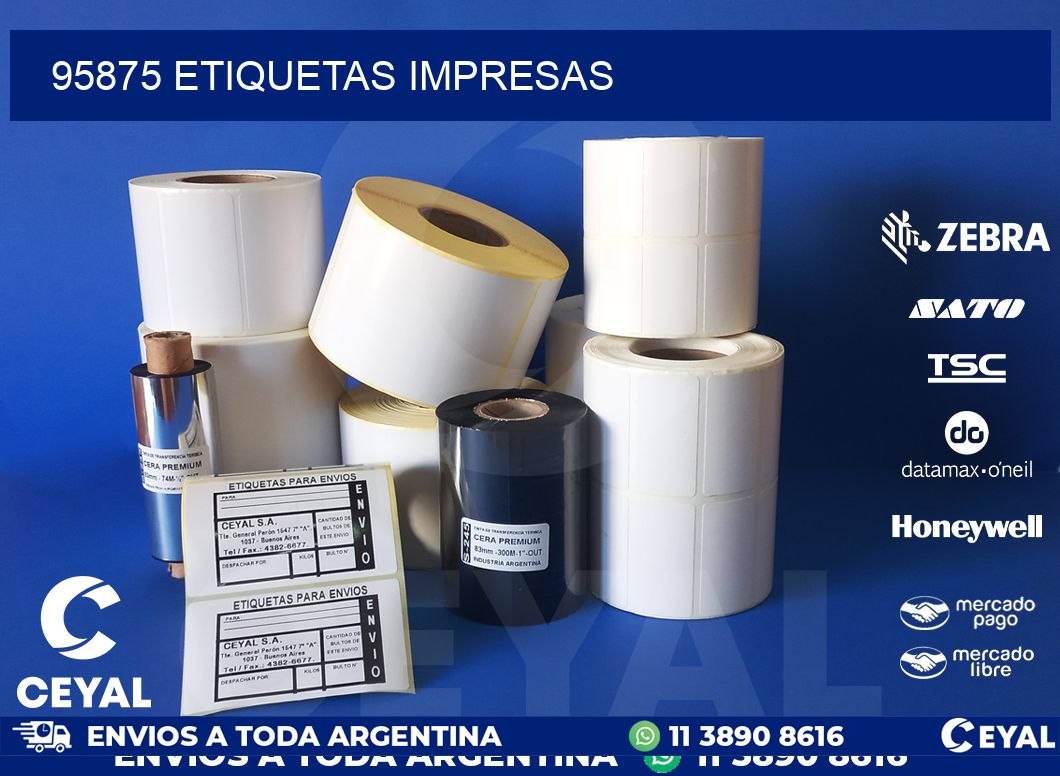 95875 ETIQUETAS IMPRESAS