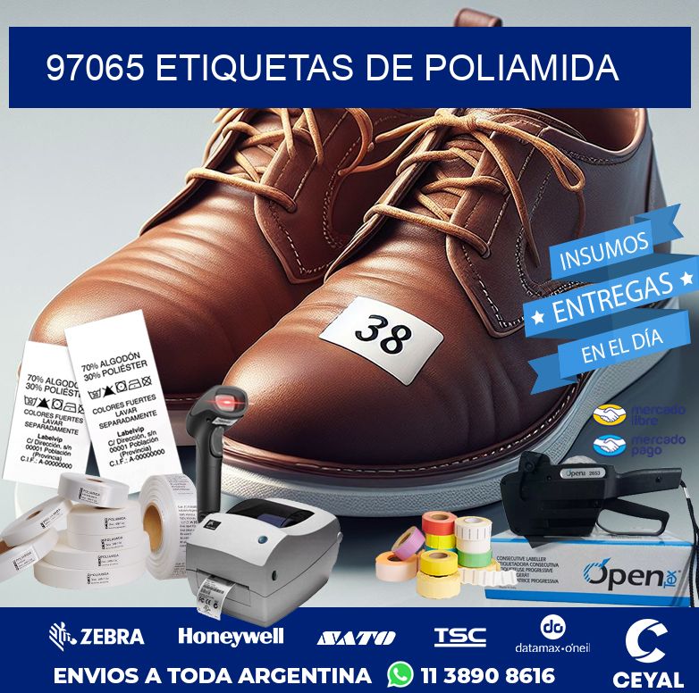 97065 ETIQUETAS DE POLIAMIDA