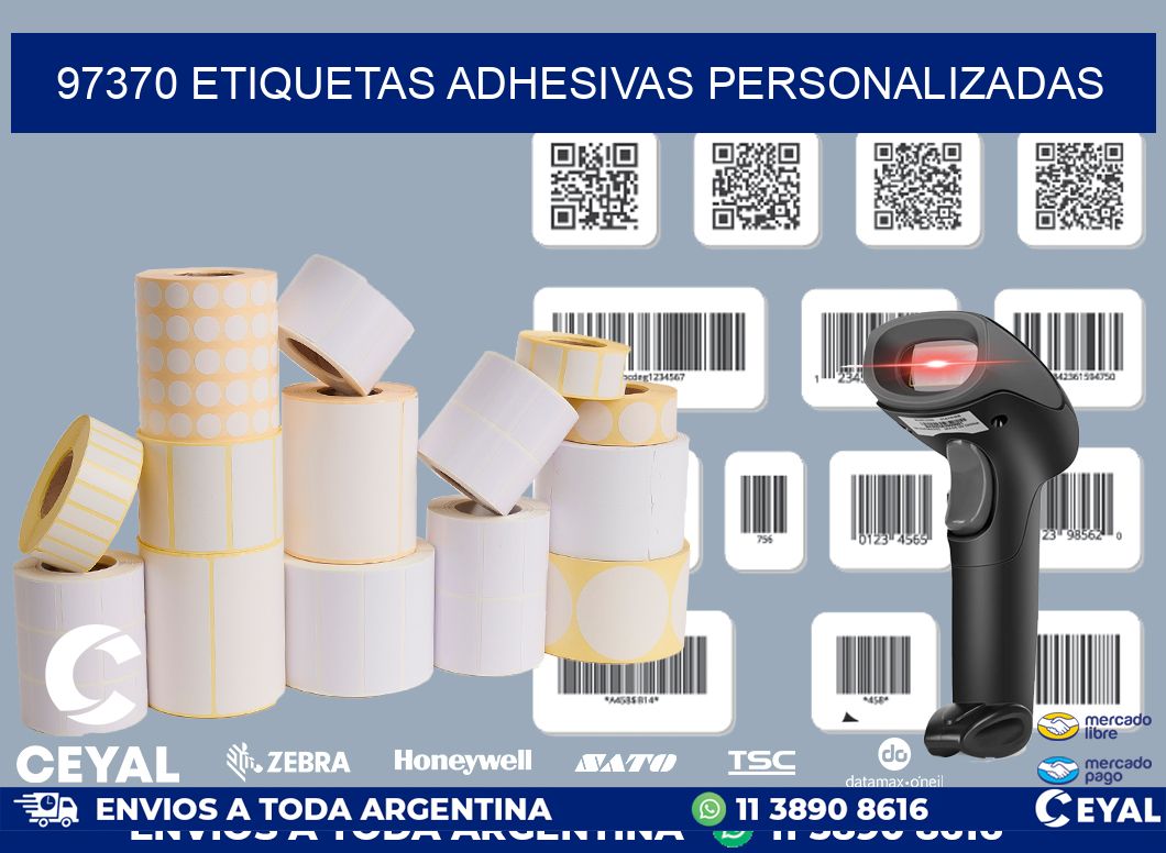 97370 etiquetas adhesivas personalizadas