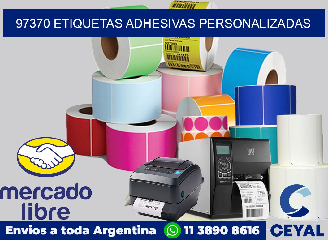 97370 etiquetas adhesivas personalizadas