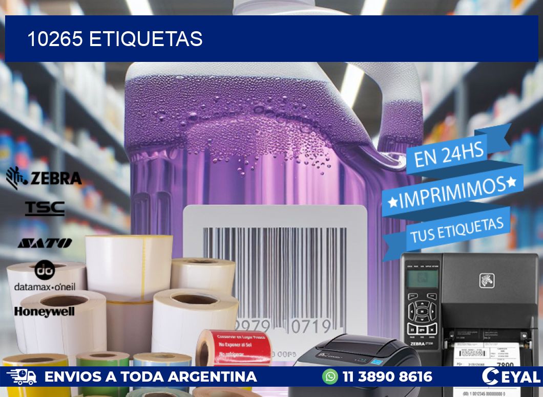 10265 ETIQUETAS