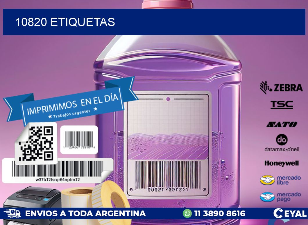 10820 ETIQUETAS