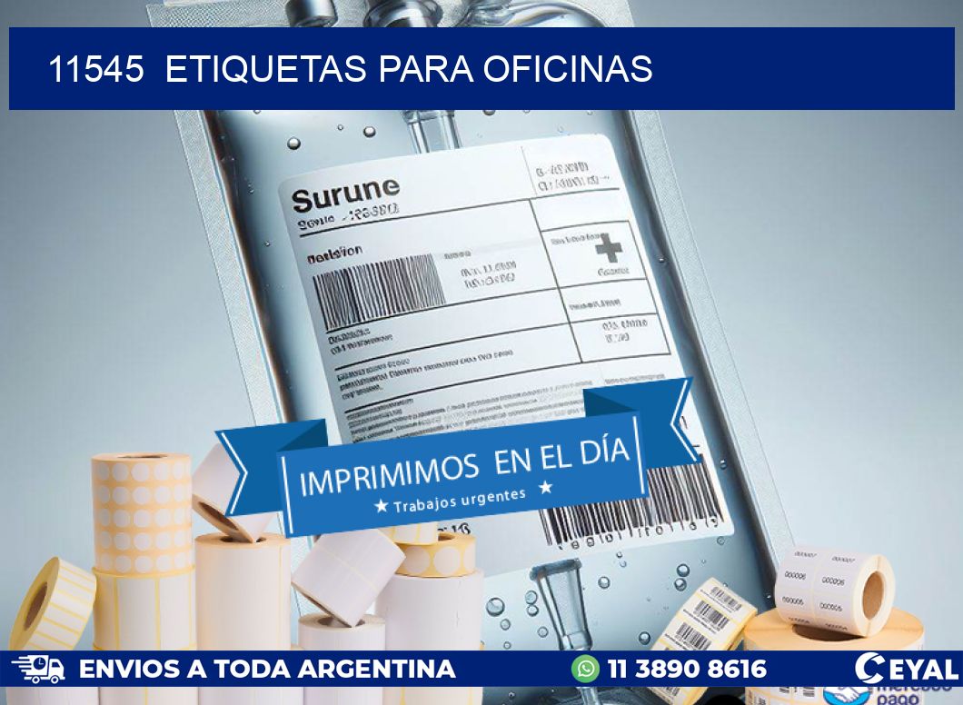 11545  ETIQUETAS PARA OFICINAS