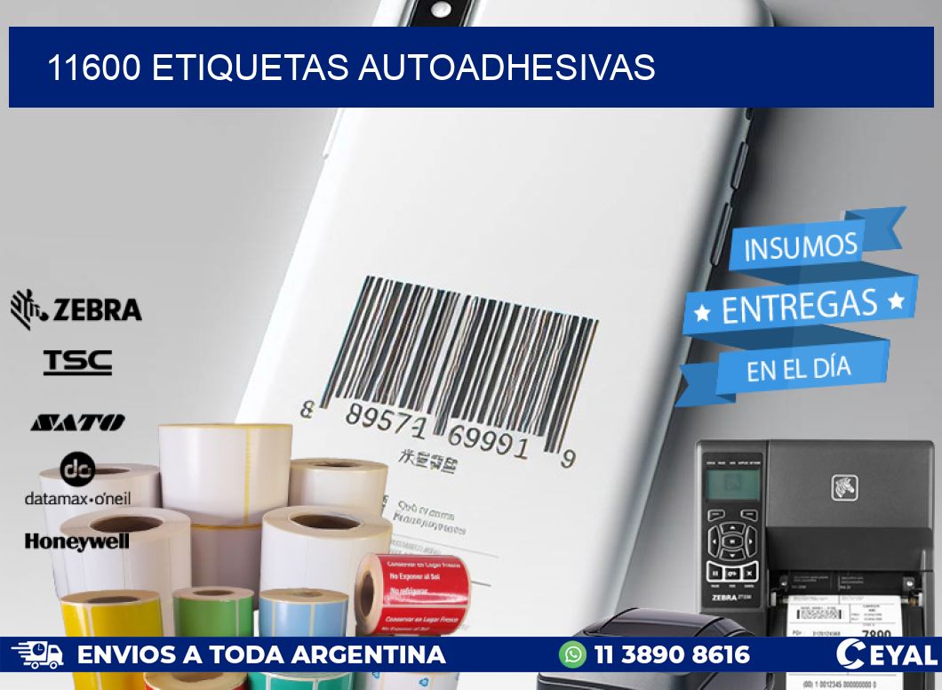 11600 ETIQUETAS AUTOADHESIVAS