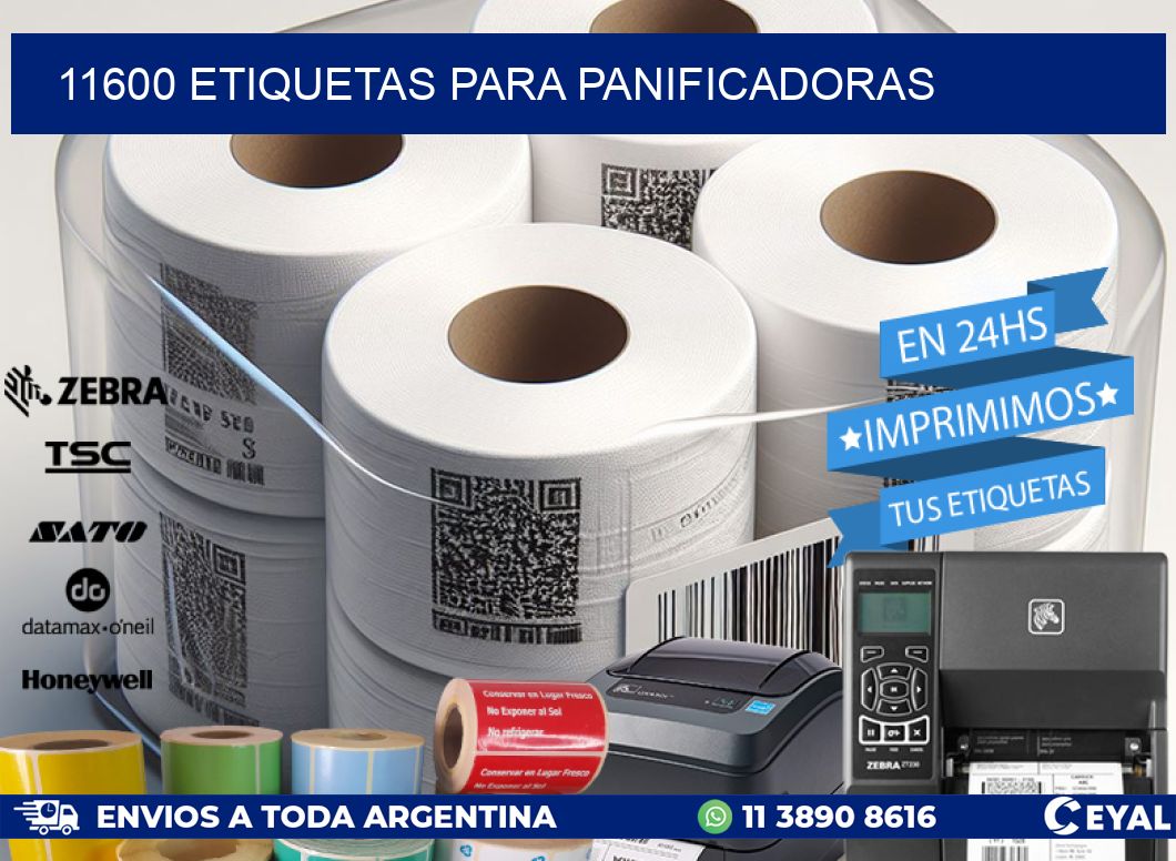 11600 ETIQUETAS PARA PANIFICADORAS