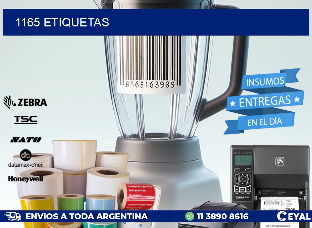 1165 ETIQUETAS