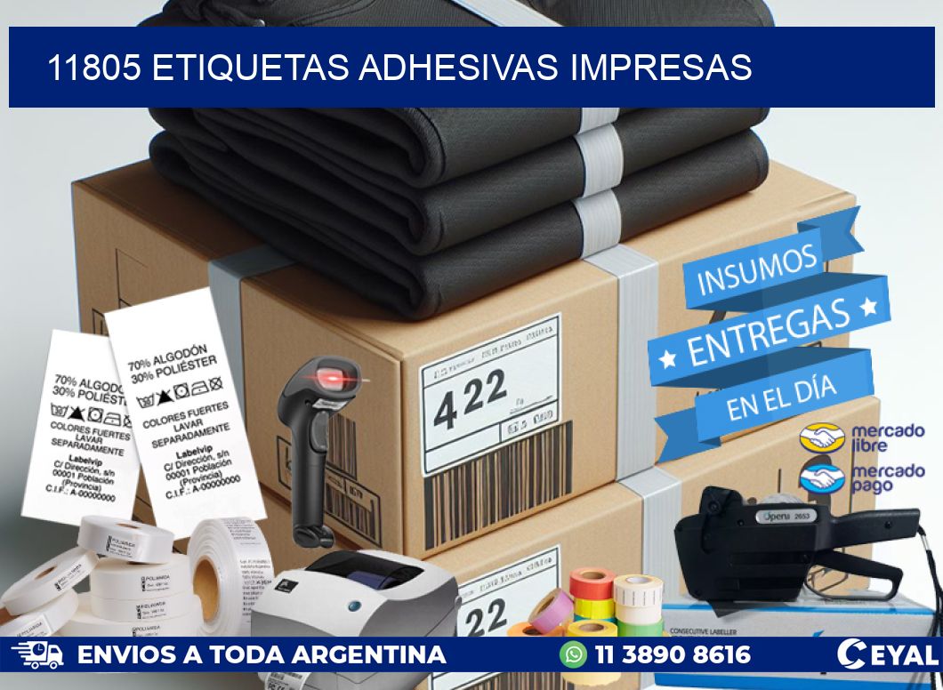11805 ETIQUETAS ADHESIVAS IMPRESAS