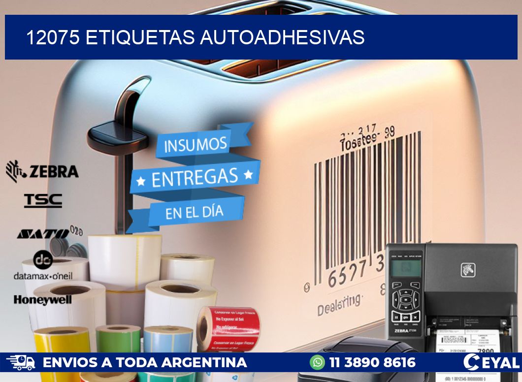 12075 ETIQUETAS AUTOADHESIVAS