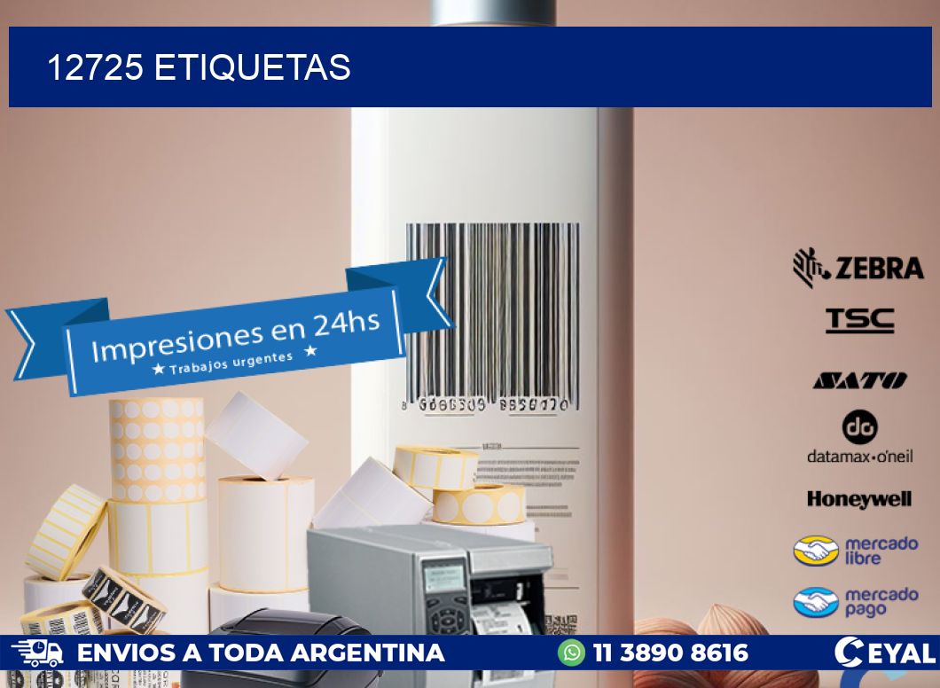 12725 ETIQUETAS