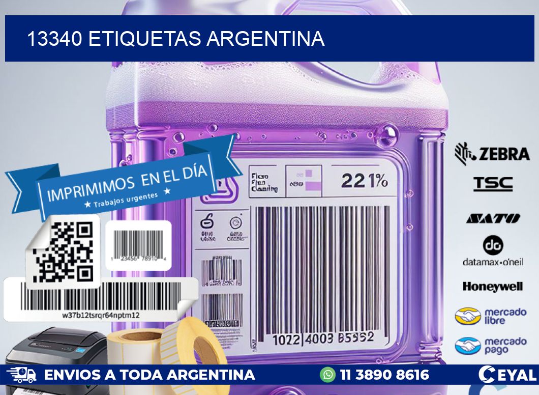 13340 ETIQUETAS ARGENTINA