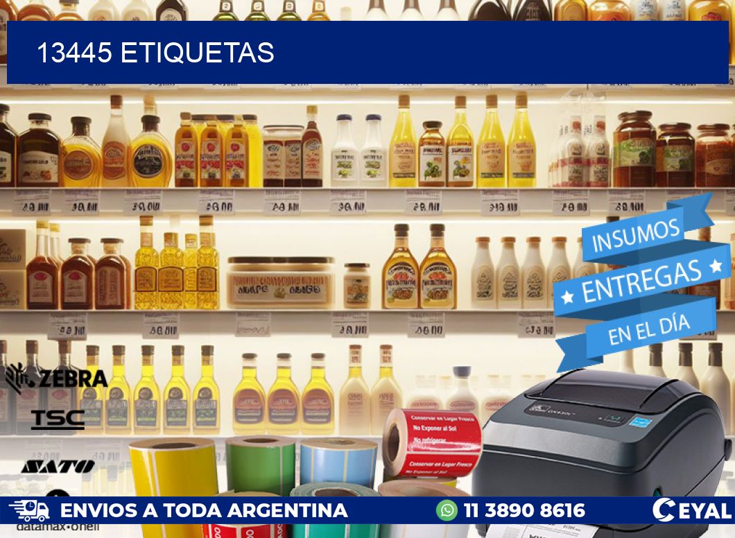13445 ETIQUETAS