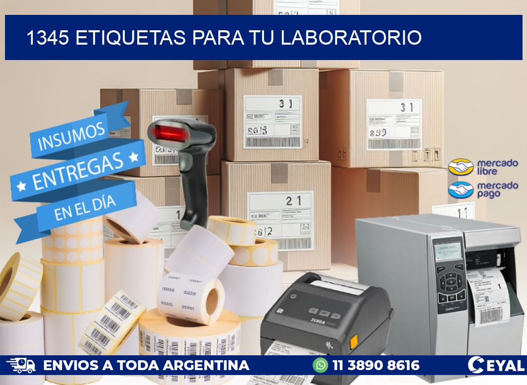 1345 ETIQUETAS PARA TU LABORATORIO