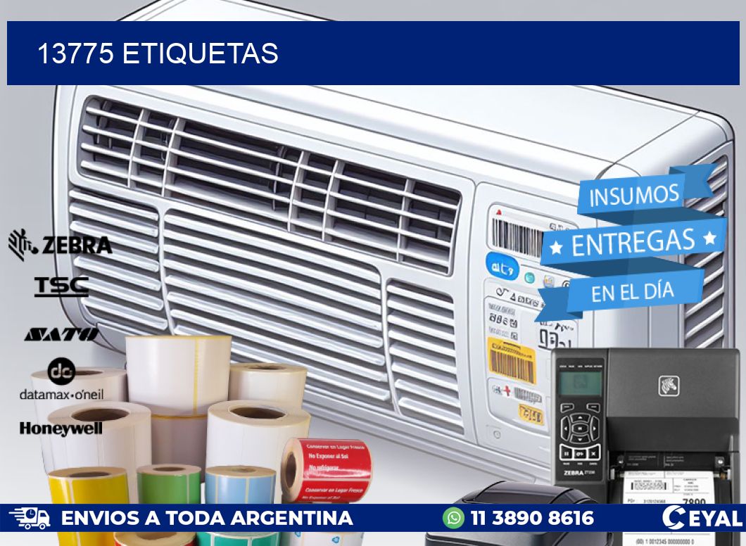 13775 ETIQUETAS