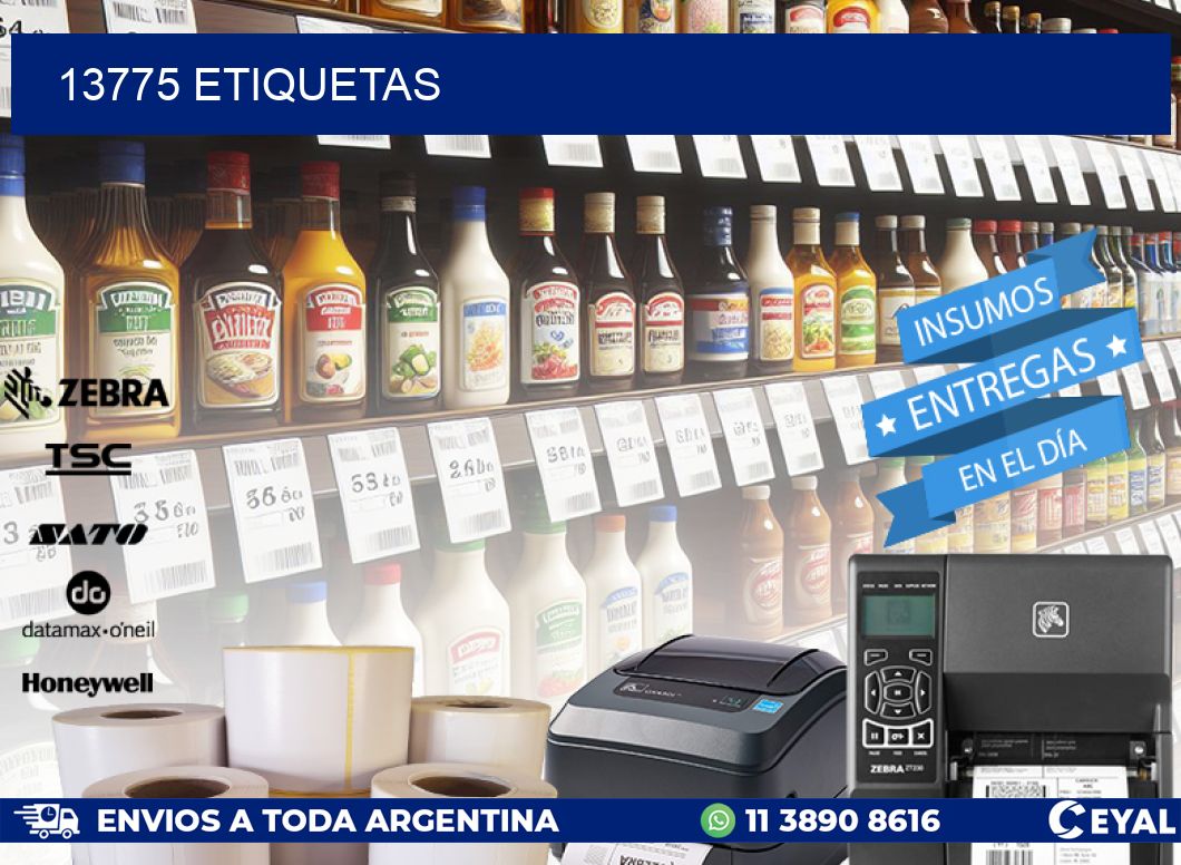 13775 ETIQUETAS