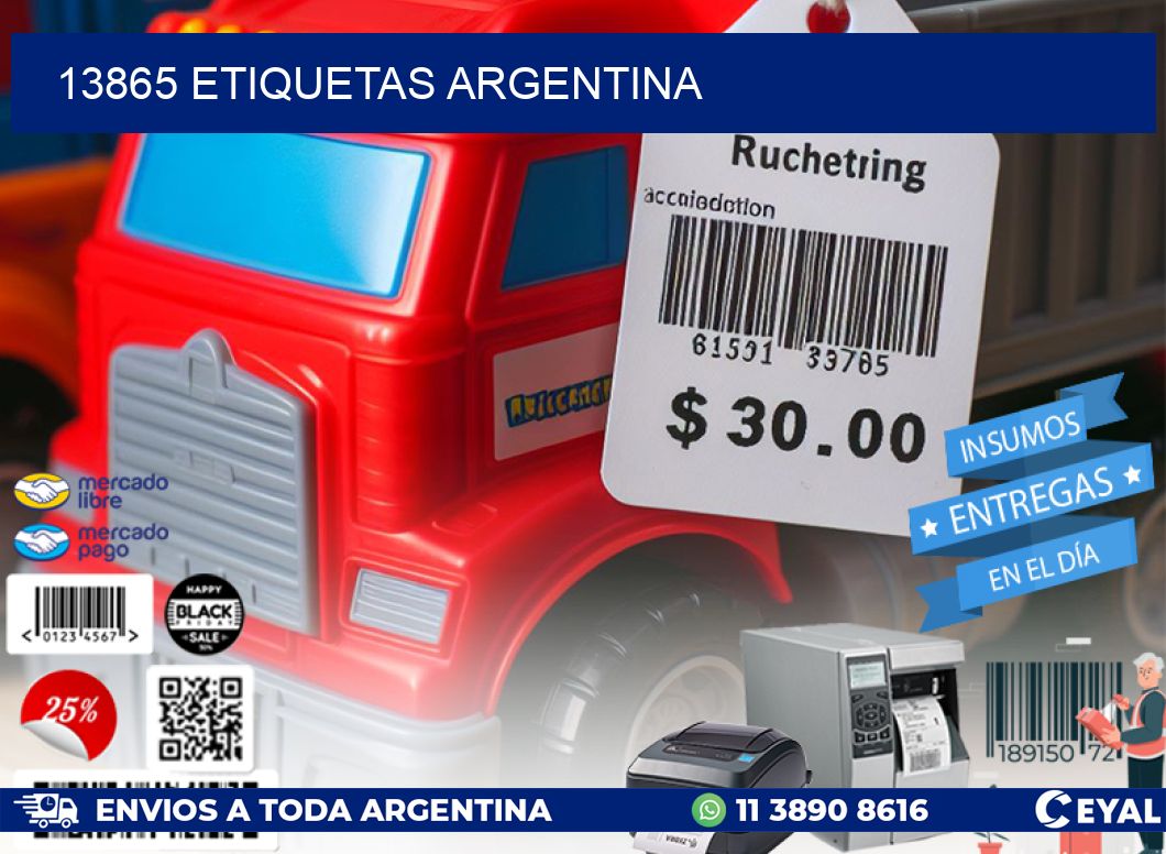 13865 ETIQUETAS ARGENTINA