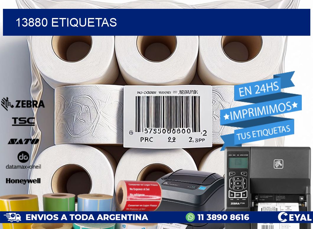 13880 ETIQUETAS