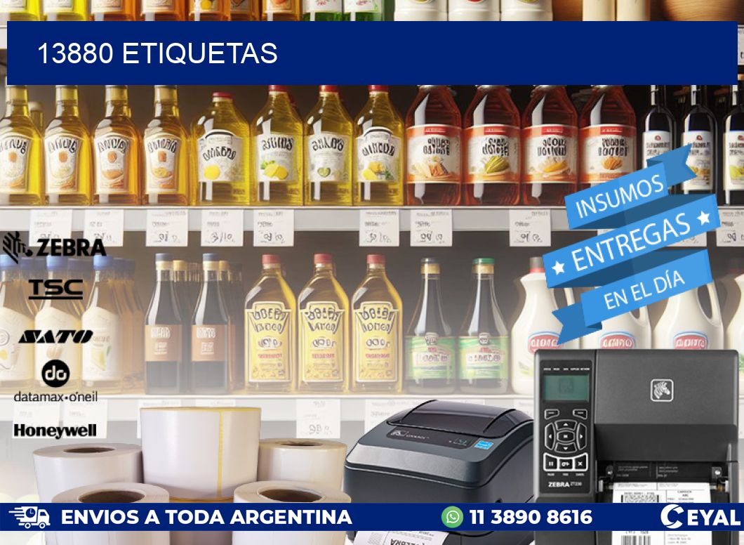 13880 ETIQUETAS
