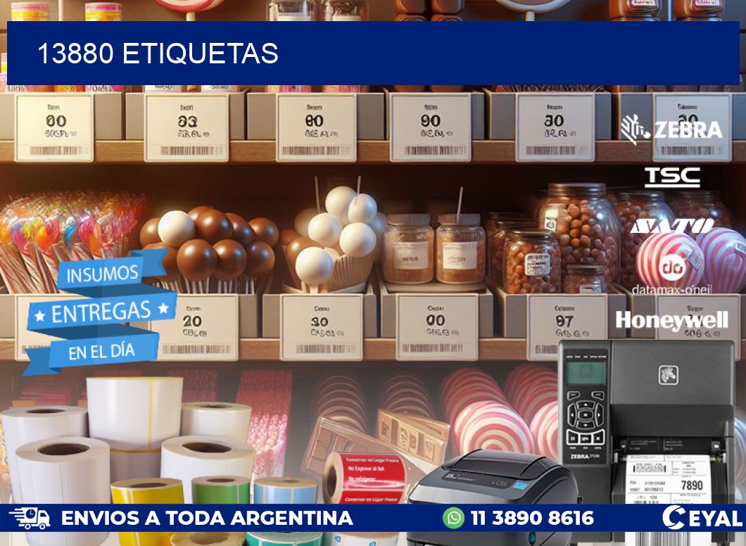 13880 ETIQUETAS
