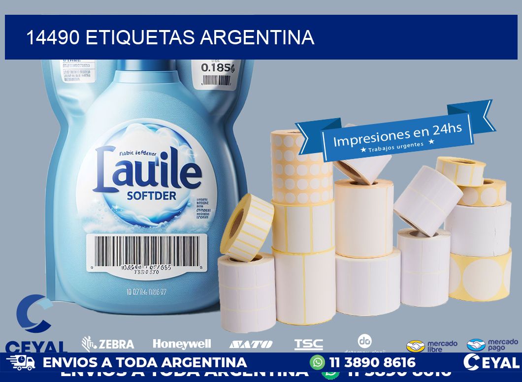 14490 ETIQUETAS ARGENTINA