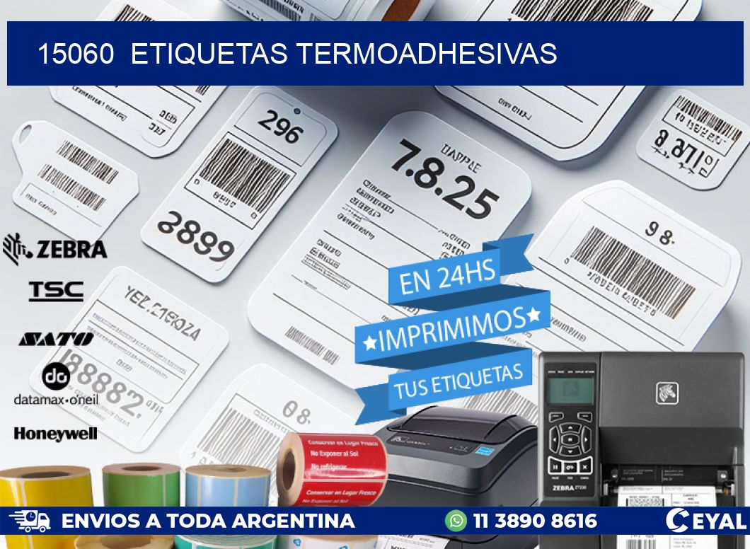 15060  ETIQUETAS TERMOADHESIVAS