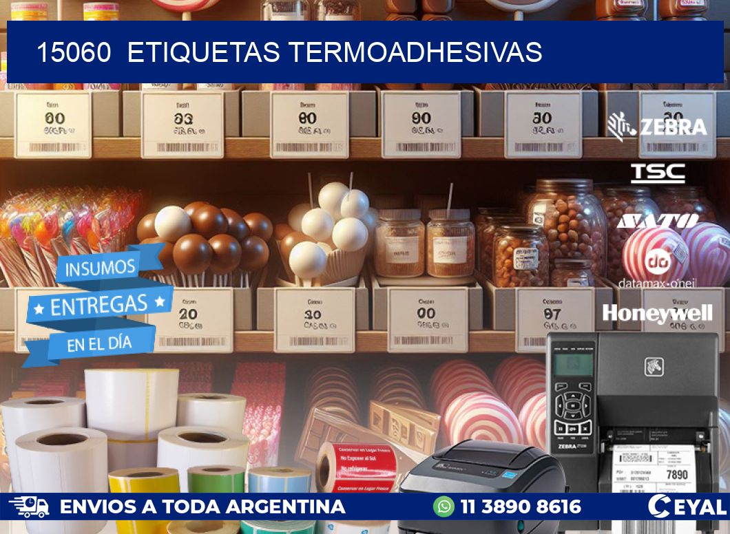 15060  ETIQUETAS TERMOADHESIVAS