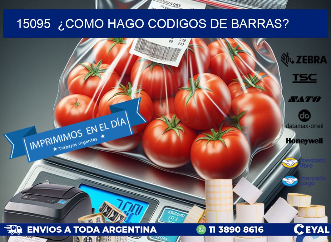 15095  ¿COMO HAGO CODIGOS DE BARRAS?