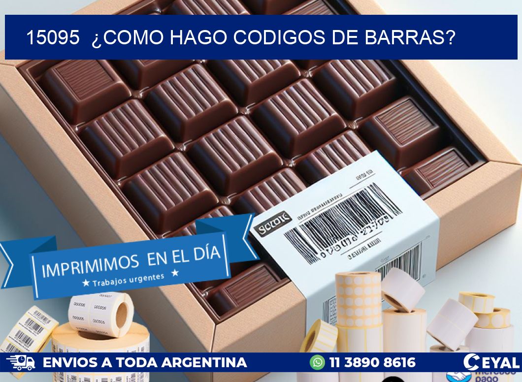 15095  ¿COMO HAGO CODIGOS DE BARRAS?