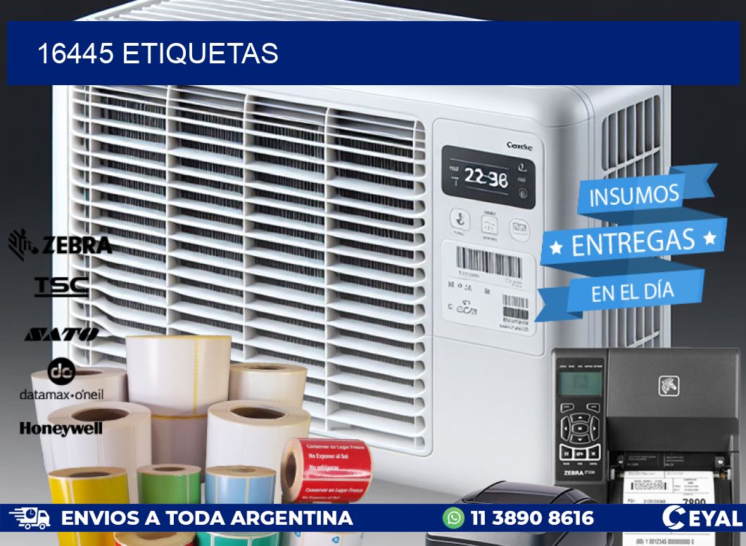 16445 ETIQUETAS