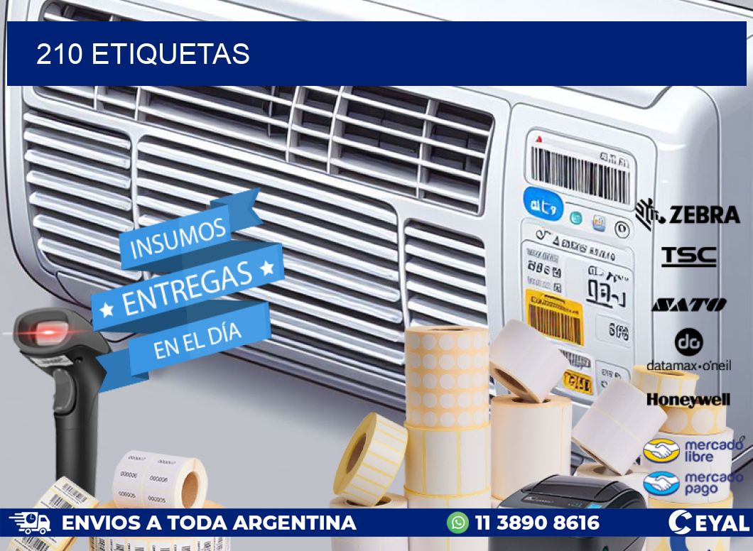 210 ETIQUETAS