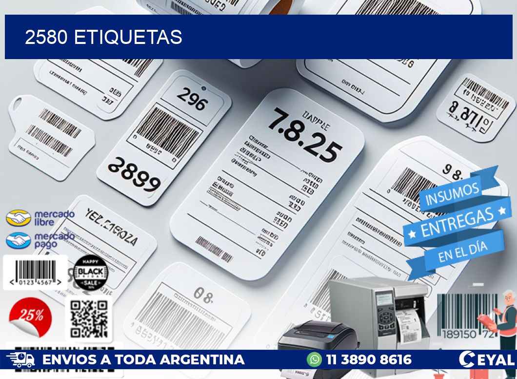 2580 ETIQUETAS