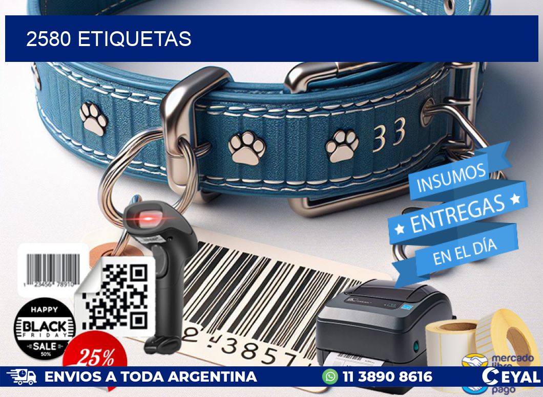 2580 ETIQUETAS