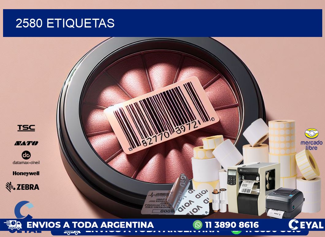 2580 ETIQUETAS