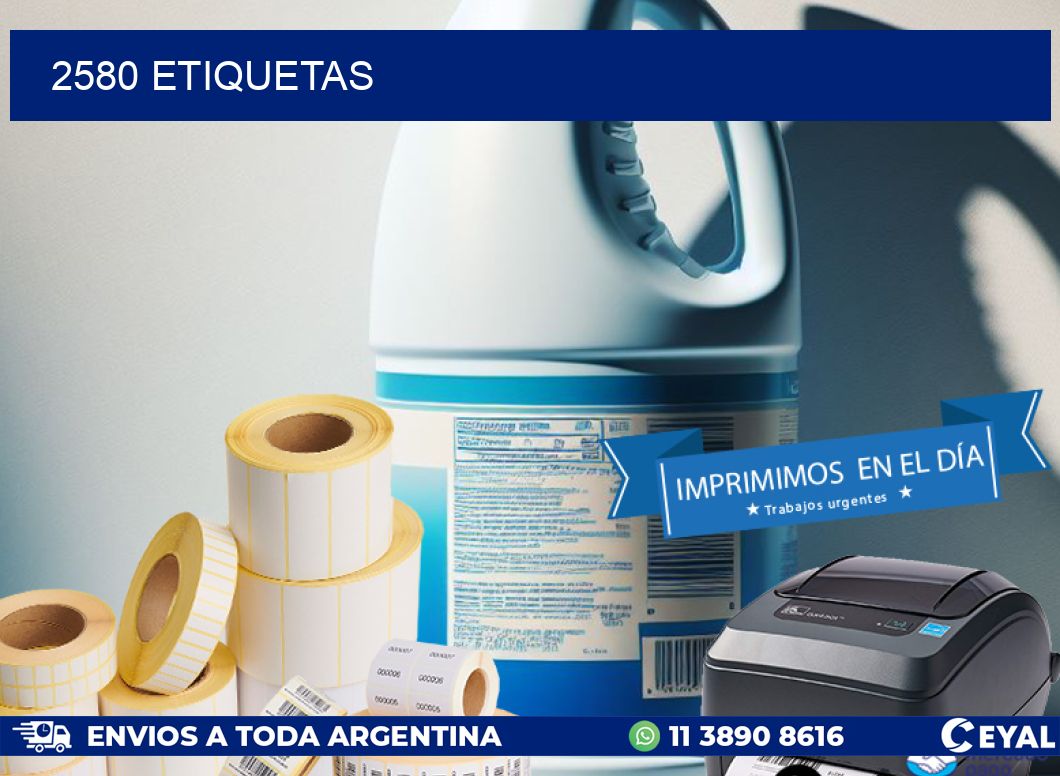 2580 ETIQUETAS