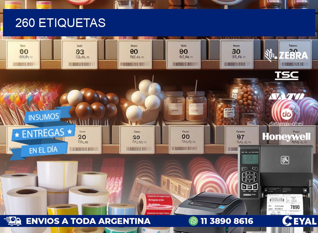 260 ETIQUETAS